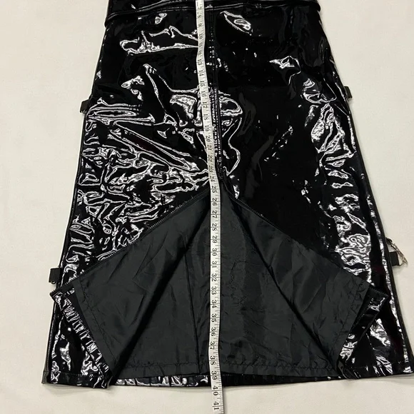 Discontinued Hilary’s Vanity Pvc Queen’s Long Skirt size S - Picture 7 of 13